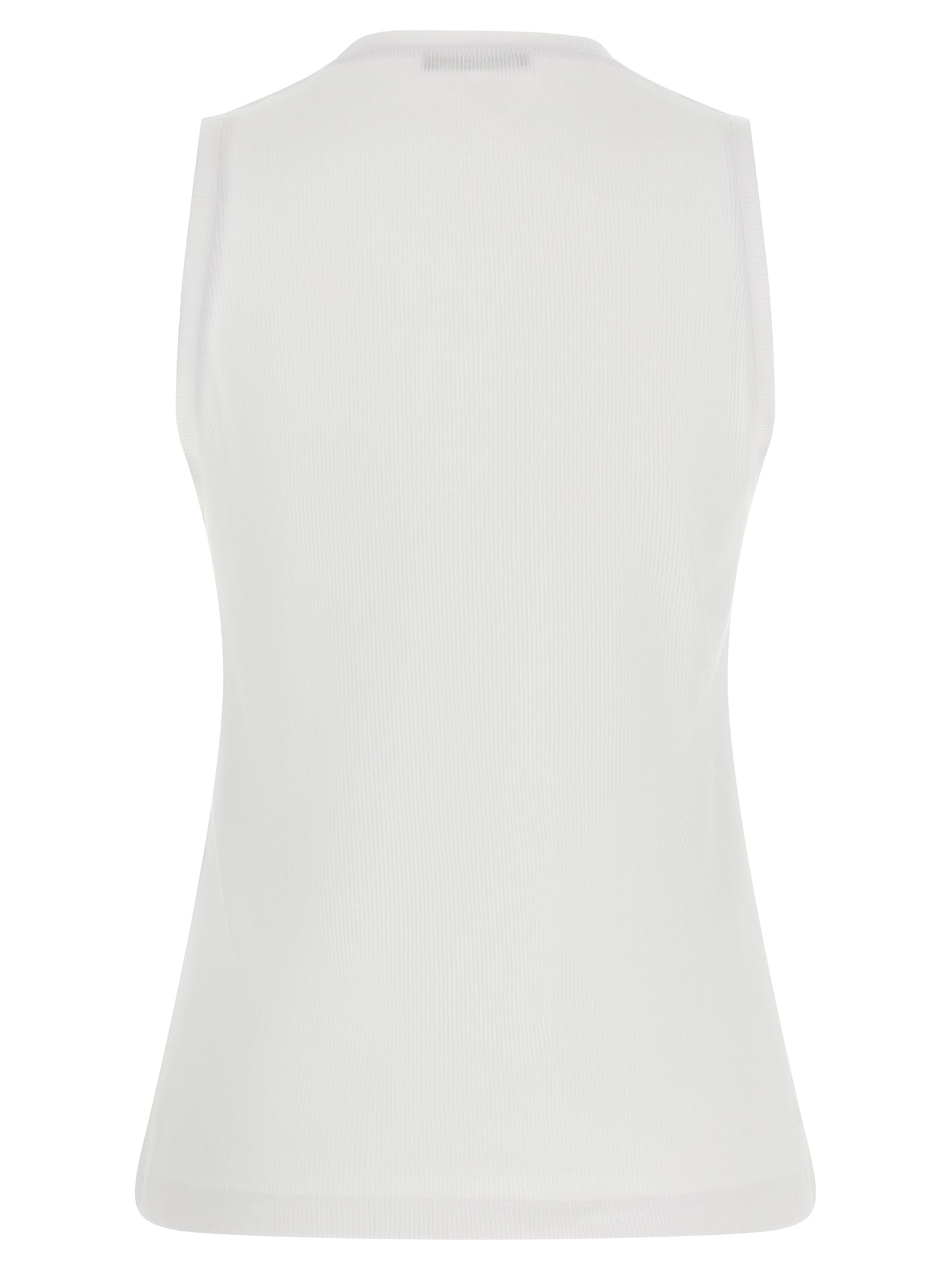 T-Shirt by Balmain for women in organic cotton white features an on trend silhouette, perfectly showcasing a on trend and round neckline for an elevated aesthetic.