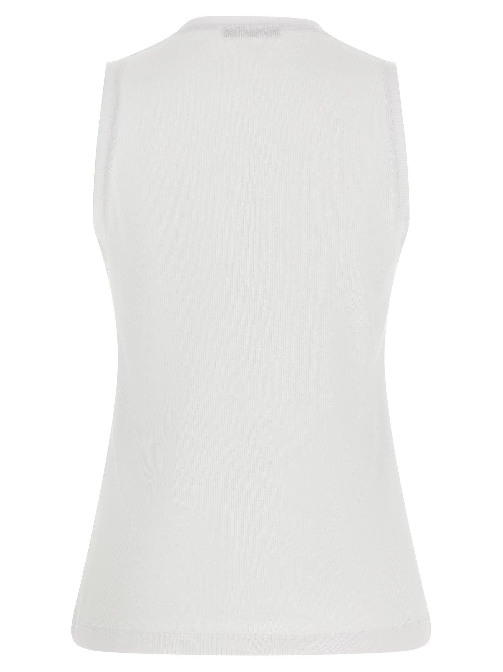 T-Shirt by Balmain for women in organic cotton white features an on trend silhouette, perfectly showcasing a on trend and round neckline for an elevated aesthetic.