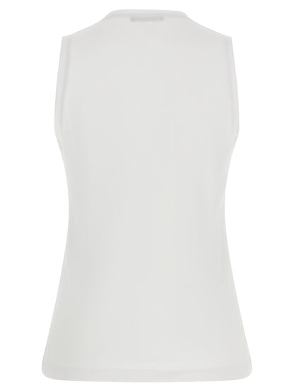 T-Shirt by Balmain for women in organic cotton white features an on trend silhouette, perfectly showcasing a on trend and round neckline for an elevated aesthetic.