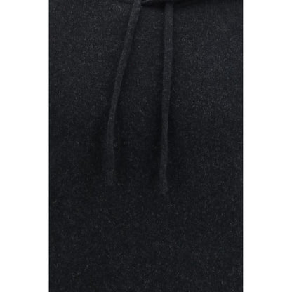 Sweatshirt Hoodie by Roberto Collina for men in polyamide & merino wool black & camel features an luminous silhouette, showcasing a sophisticated hooded neckline and for a truly luminous look.