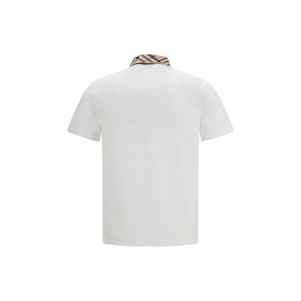 This Polo Shirt by Burberry for men in cotton beige, sand, white, patterned & signature presents a flawless silhouette, showcasing flawless detailing and a refined for a truly flawless aesthetic.