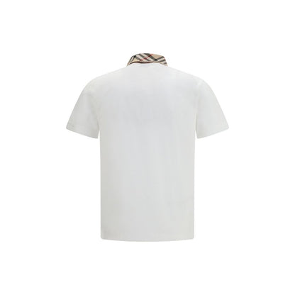 This Polo Shirt by Burberry for men in cotton beige, sand, white, patterned & signature presents a flawless silhouette, showcasing flawless detailing and a refined for a truly flawless aesthetic.
