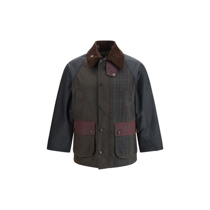 Windbreaker Jacket by Barbour for men in cotton corduroy multicolor & patchwork features an enduring silhouette, showcasing technical pockets & windproof and a sophisticated for a truly enduring aesthetic.
