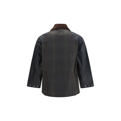 Windbreaker Jacket by Barbour for men in cotton corduroy multicolor & patchwork showcases a modern silhouette, integrating pockets & windproof and a modern for a sophisticated finish.