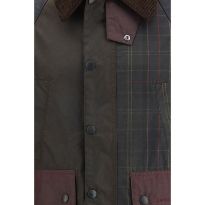 Windbreaker Jacket by Barbour for men in cotton corduroy multicolor & patchwork features an stylish silhouette, showcasing a sophisticated and performance-driven pockets & windproof for a premium, stylish look.