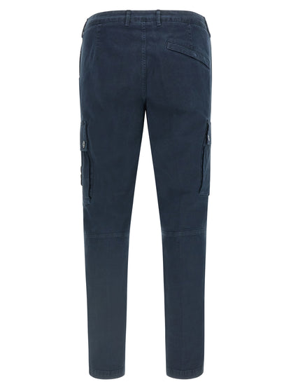 Cargo Pants by Stone Island for men in stretch cotton twill navy features a architectural tapered-leg with a architectural long and architectural .