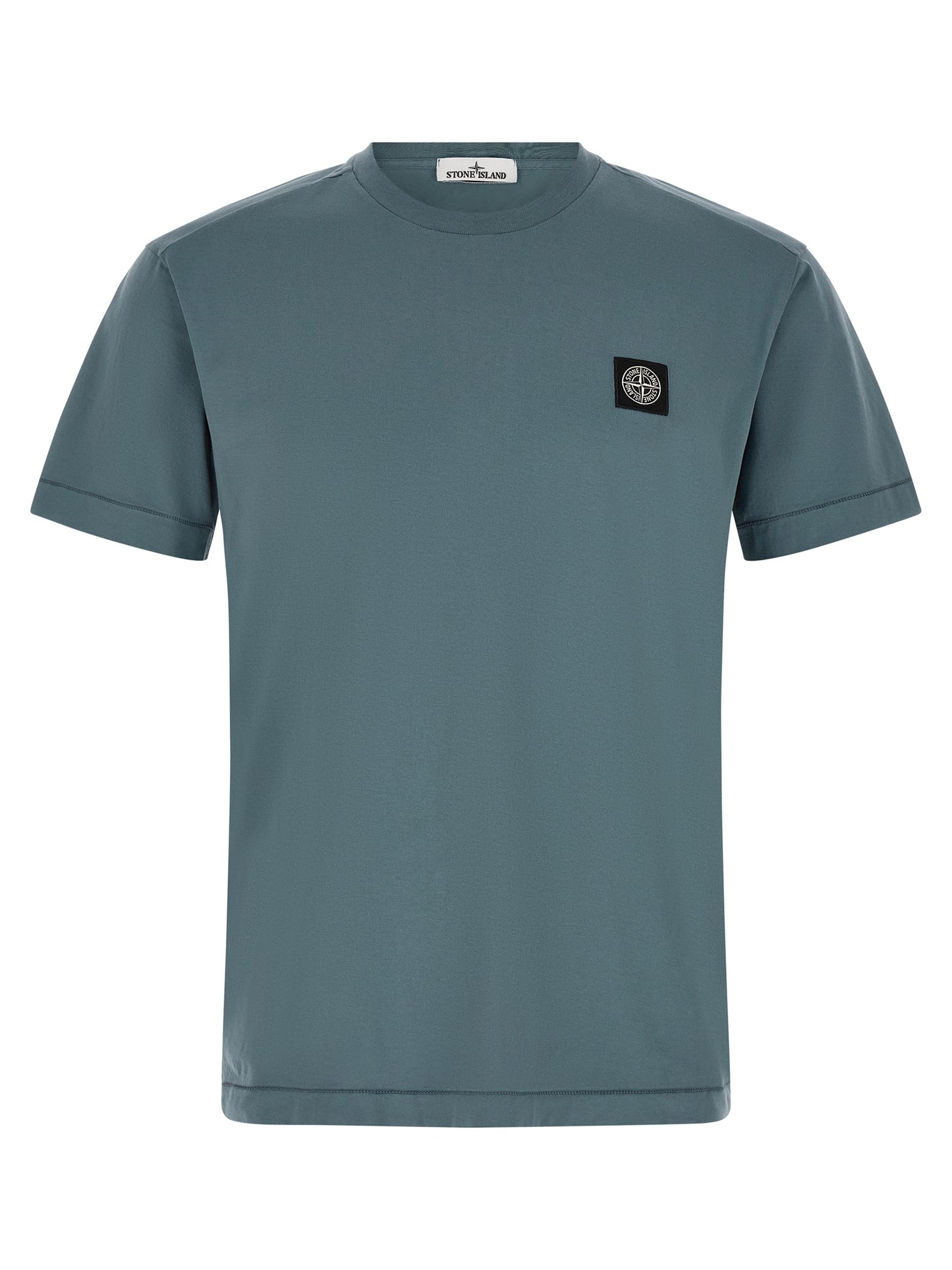 Stone Island Essence Men's Cotton T-Shirt - Blue