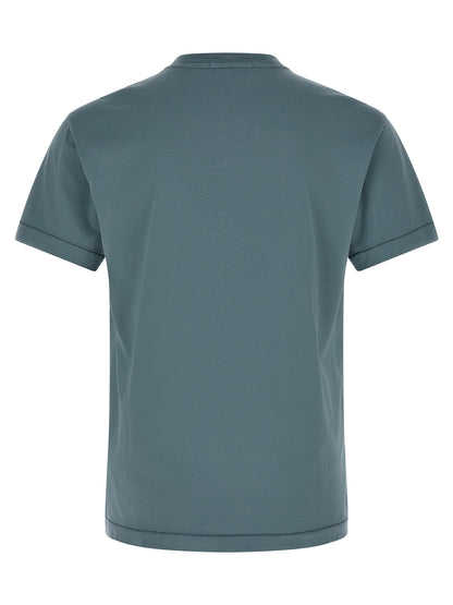 Stone Island Essence Men's Cotton T-Shirt - Blue