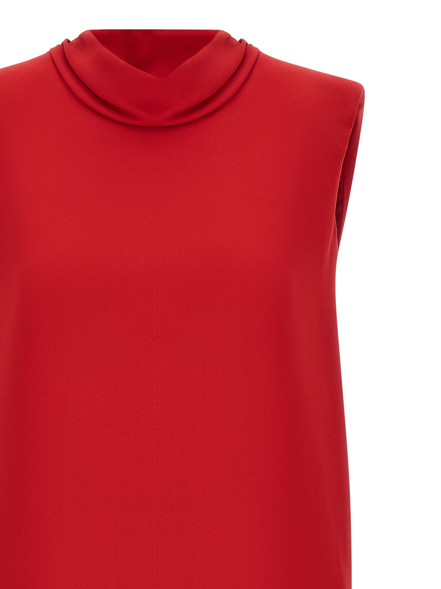 Dress by Valentino Garavani for women in silk multicolor & red showcases a striking silhouette, elegantly detailed with a , refined , and a striking short for a striking finish.