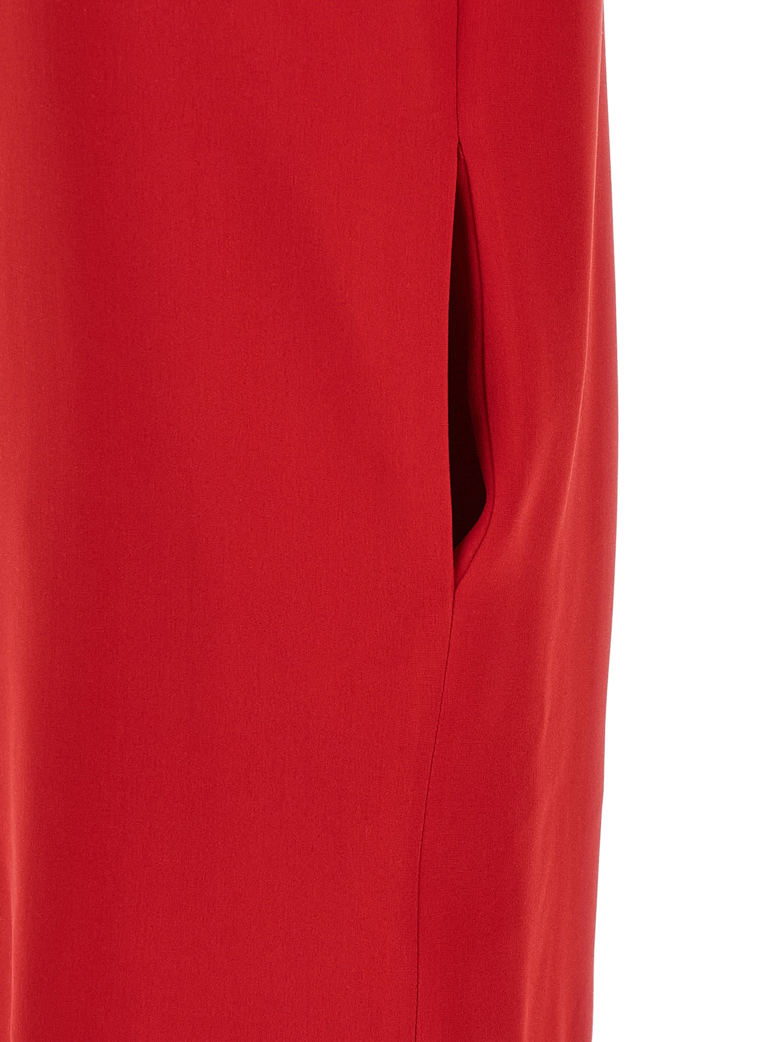 Dress by Valentino Garavani for women in silk multicolor & red features an cute silhouette, detailed with a and that elegantly flows into a cute short.