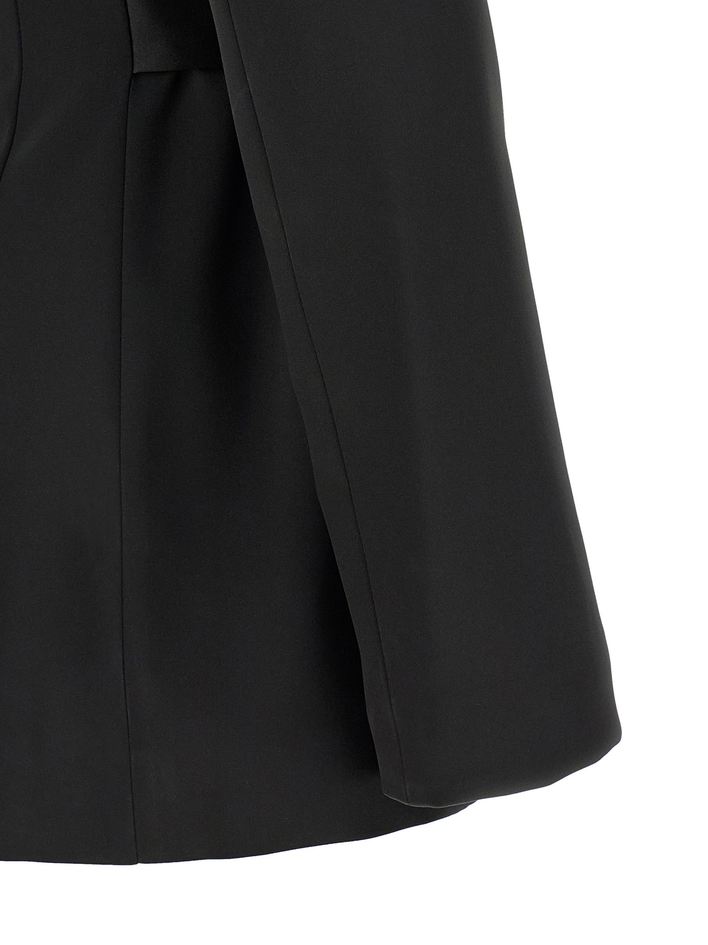 Blazer by Elisabetta Franchi for women in polyester satin black, gold & signature features an stylish silhouette, showcasing a sophisticated and stylish for a truly stylish finish.