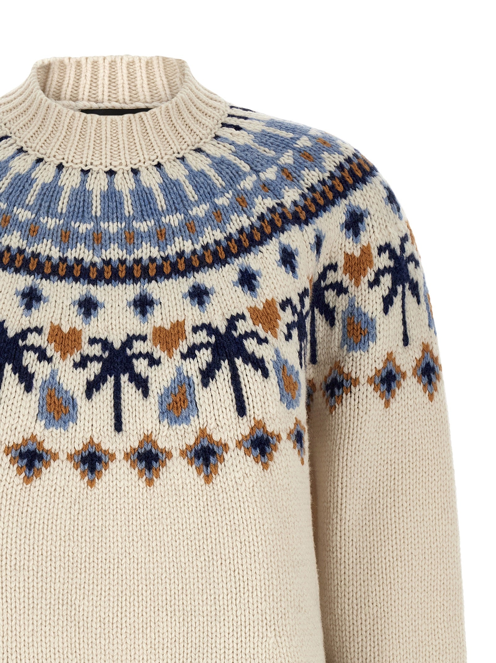 Cardigan by Alanui for women in virgin wool multicolor, patterned & jacquard presents a textural silhouette, artfully finished with a textural and for a sophisticated, textural look.