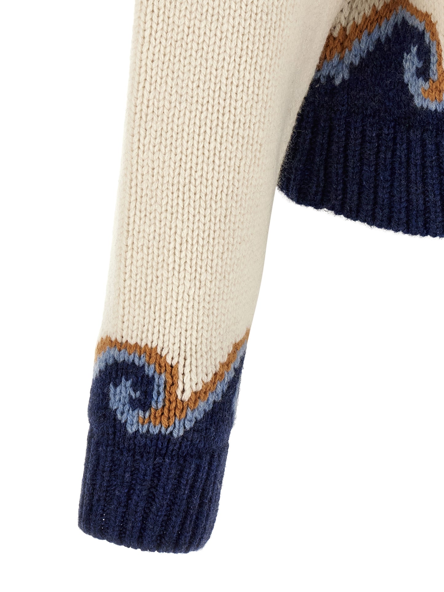 Cardigan by Alanui for women in virgin wool multicolor, patterned & jacquard features an impeccable silhouette, showcasing a sophisticated and detail for a truly impeccable finish.