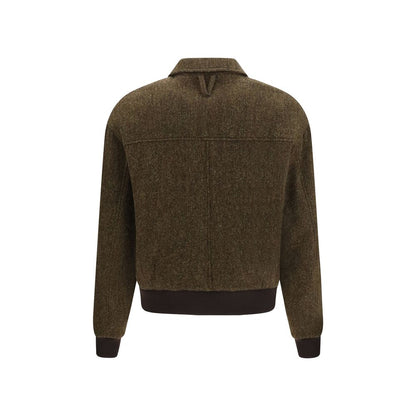 Bomber Jacket by Valstar for men in polyester & virgin wool bicolour features an on trend silhouette, showcasing refined pockets & insulated and a sophisticated for a truly on trend finish.