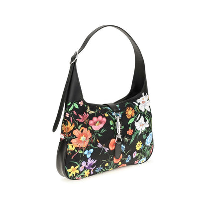 Medium Shoulder Handbag by Gucci for women in nylon leather multicolor, palladium, signature & print features a refined silhouette, showcasing a secure , organized , and versatile shoulder-strap for a refined finish.