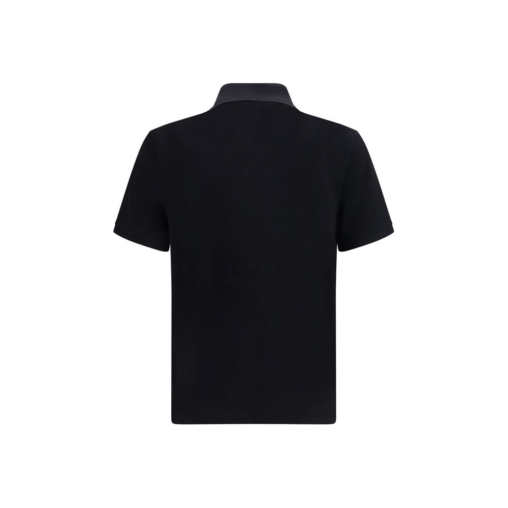 Polo Shirt by Moose Knuckles for men in cotton & rubber black features a eye catching silhouette, showcasing a refined and for a eye catching finish.
