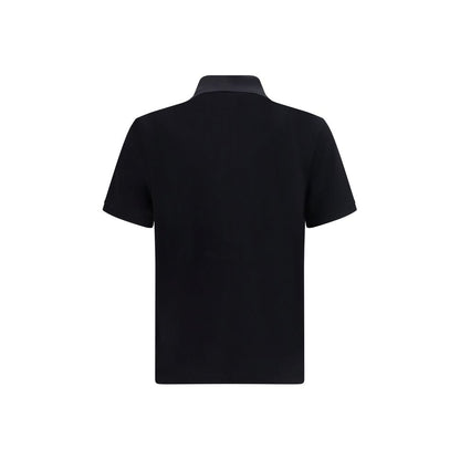 Polo Shirt by Moose Knuckles for men in cotton & rubber black features a eye catching silhouette, showcasing a refined and for a eye catching finish.