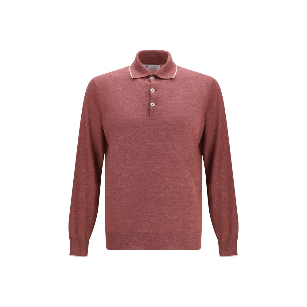 Dress Shirt by Brunello Cucinelli for men in cashmere silk hemp & capra leather bordeaux features an polished silhouette, showcasing a sophisticated and detail for a truly polished finish.