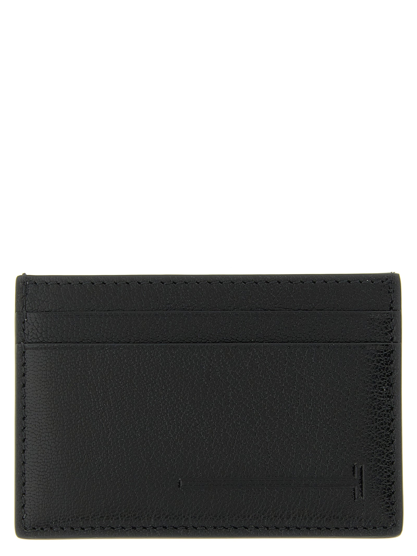 Cardholder Card Case by Tom Ford for men in goatskin leather black & print features a polished Goatskin Leather Cardholder Card Case design with polished card-organization compact-design.