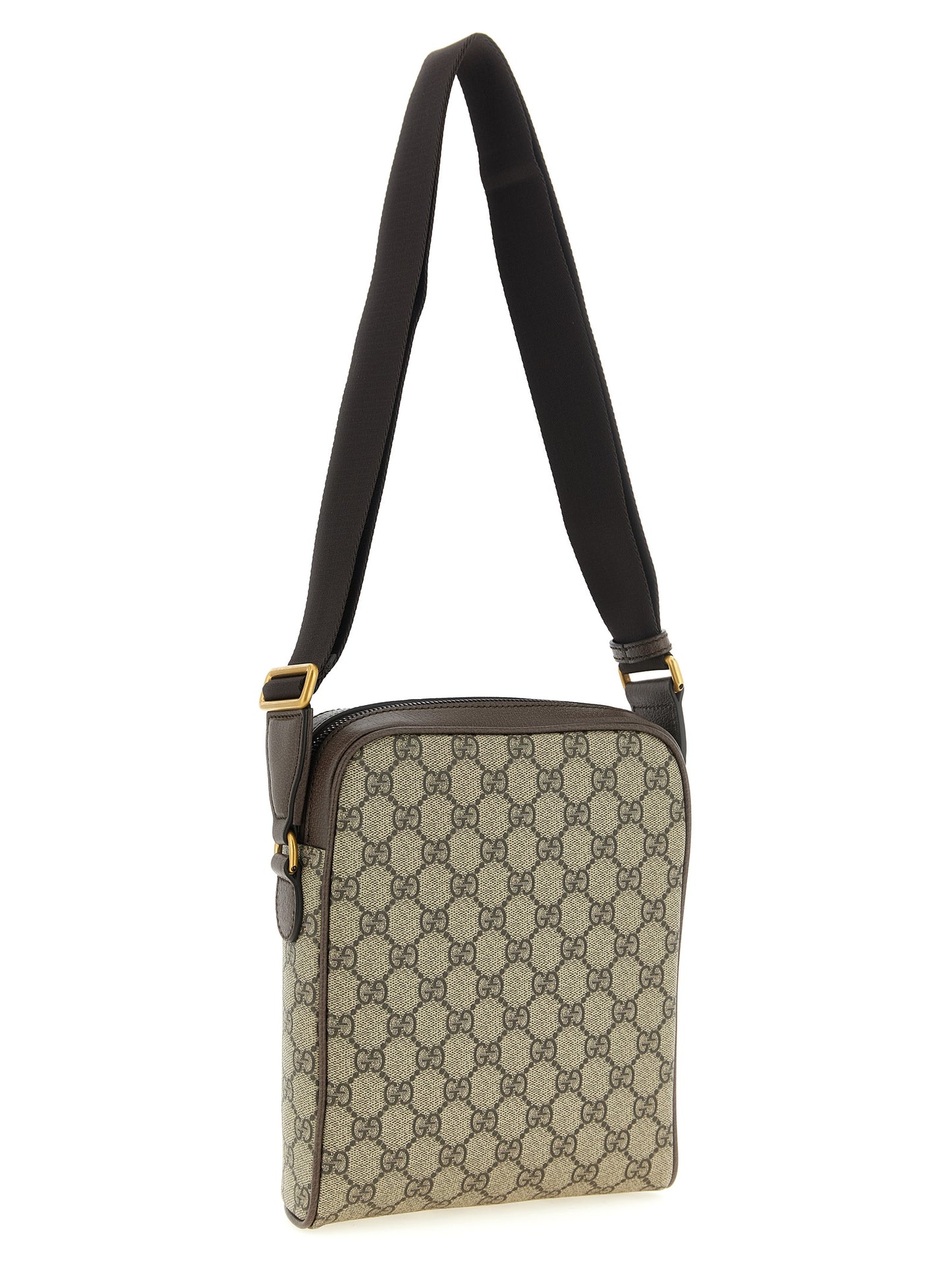 Crossbody Messenger Bag by Gucci for men in polyamide polyethylene polyurethane leather beige, signature & monogram features an fashionable Gg Ophidia Polyamide Polyethylene Polyurethane Leather Crossbody Messenger Bag design with a fashionable zipper, ample , and versatile crossbody-strap, shoulder-strap & adjustable-strap for a sophisticated finish.