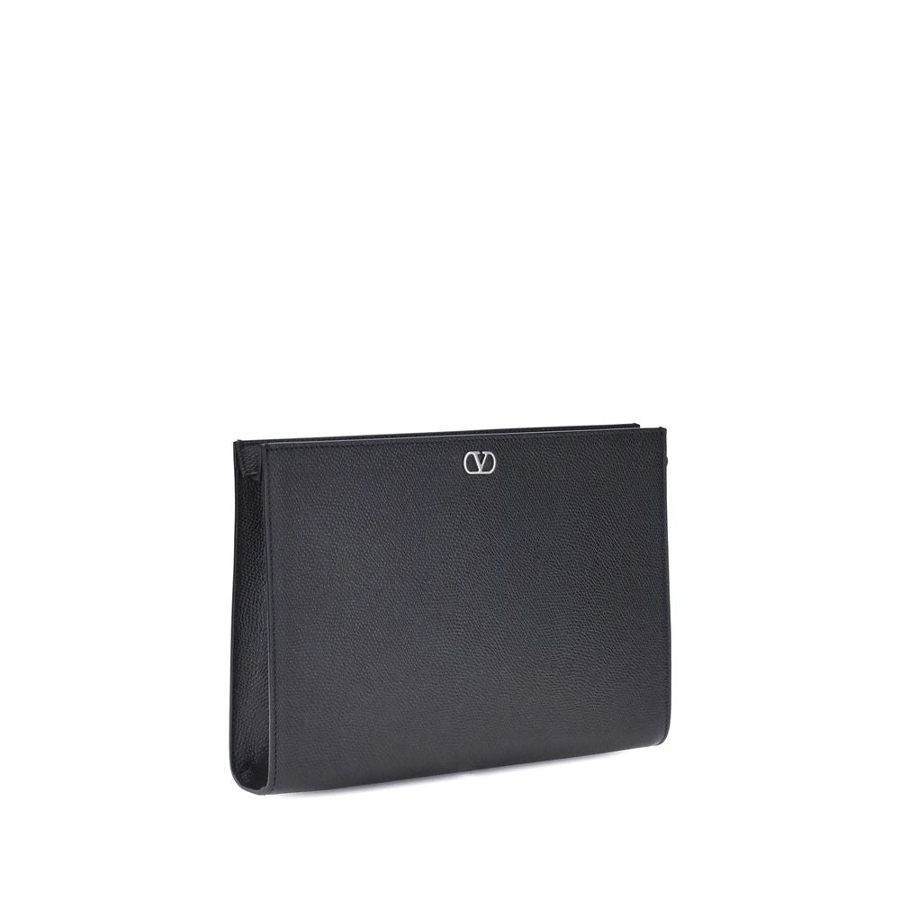 Cardholder Wallet by Valentino Garavani for men in bos taurus calfskin leather & palladium black, palladium & signature showcases a enchanting silhouette, artfully detailed with the signature style of the V Logo Bos Taurus Calfskin Leather & Palladium Cardholder Wallet and functional card-organization.