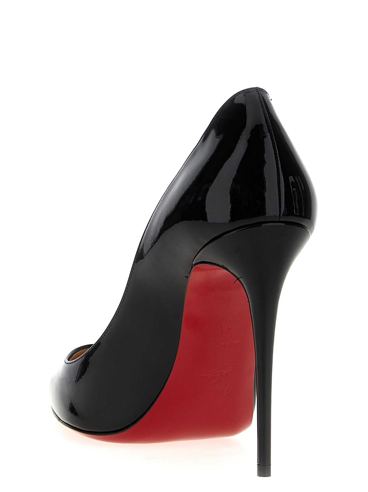 Christian Louboutin Women's Calfskin Leather High-Heel Stiletto Pumps Heels - Black