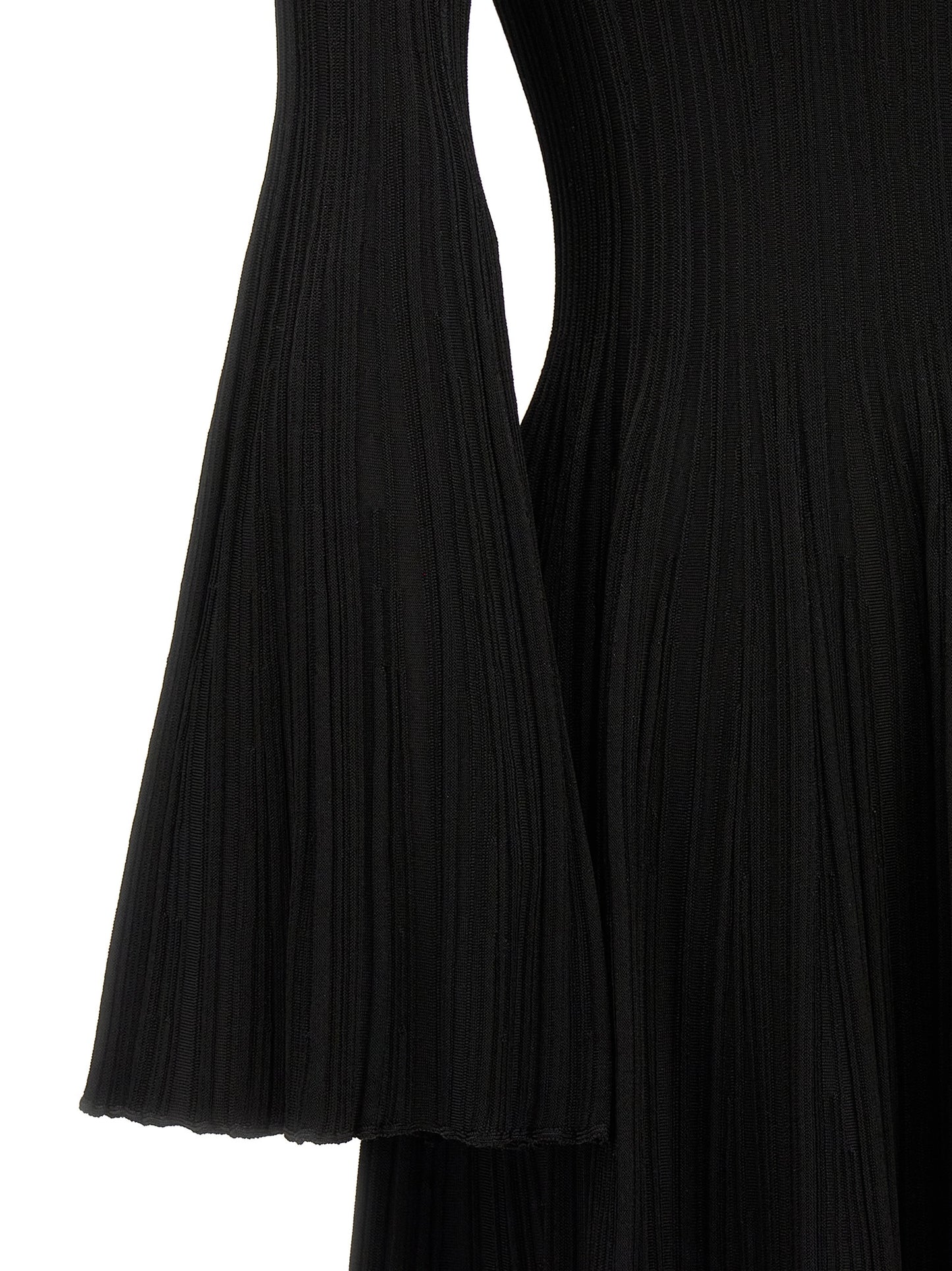 Skirt by ANTONINO VALENTI for women in stretch polyamide viscose black features a sublime silhouette, showcasing the sublime design of the Women's Stretch Polyamide Viscose Mini Skirt in a sophisticated mini.