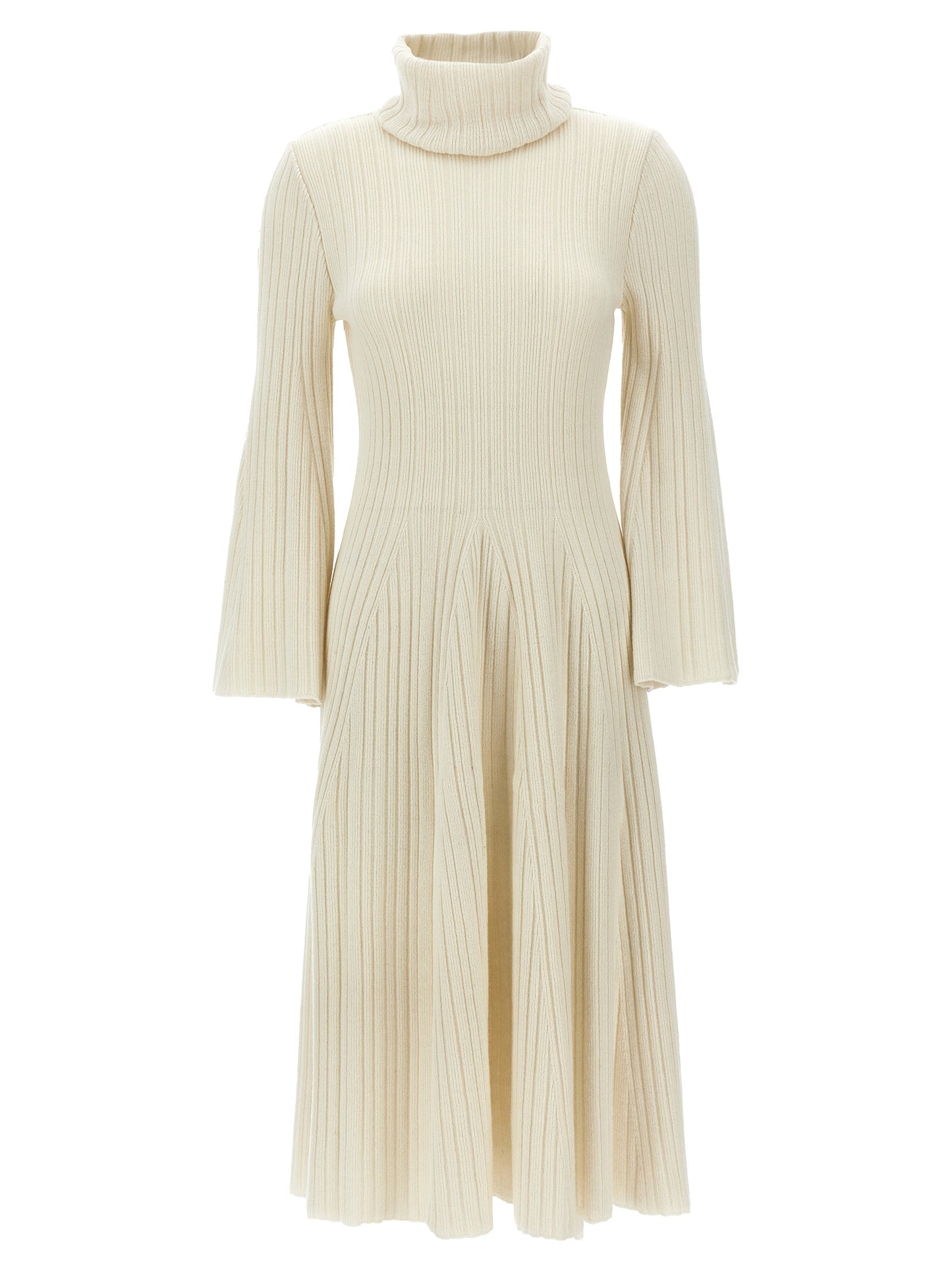 Skirt by ANTONINO VALENTI for women in cashmere white features an relaxed-yet-refined silhouette that elegantly showcases the Women's Cashmere Midi Skirt design and sophisticated midi.