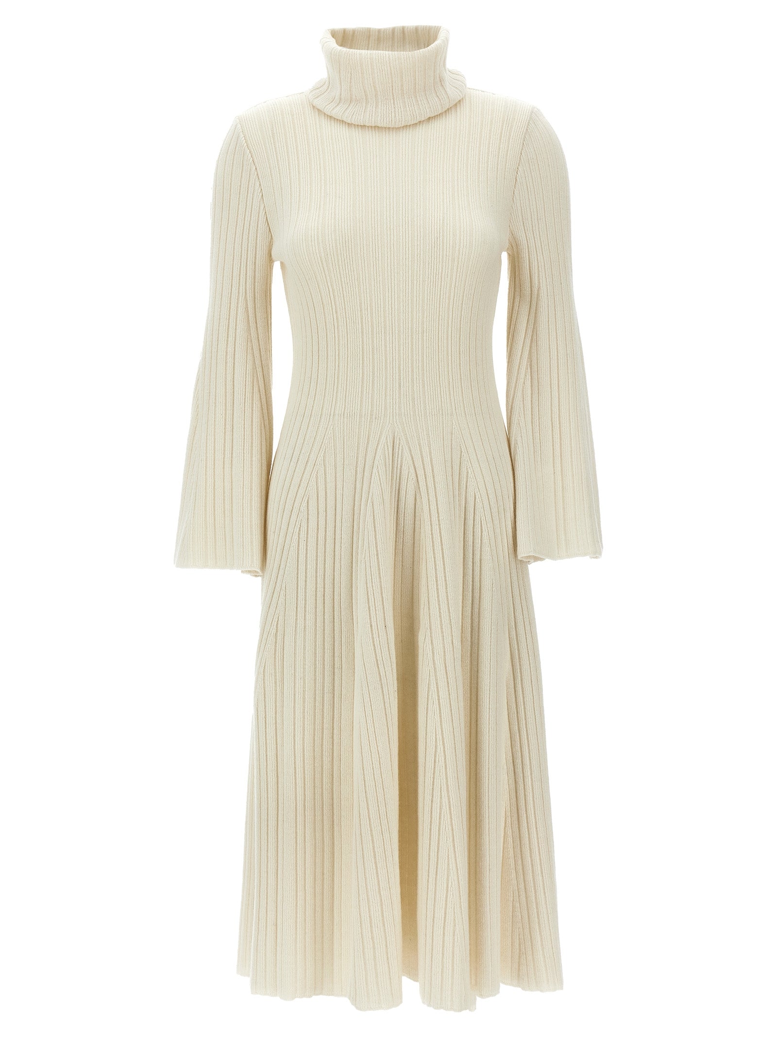 Skirt by ANTONINO VALENTI for women in cashmere white features an relaxed-yet-refined silhouette that elegantly showcases the Women's Cashmere Midi Skirt design and sophisticated midi.