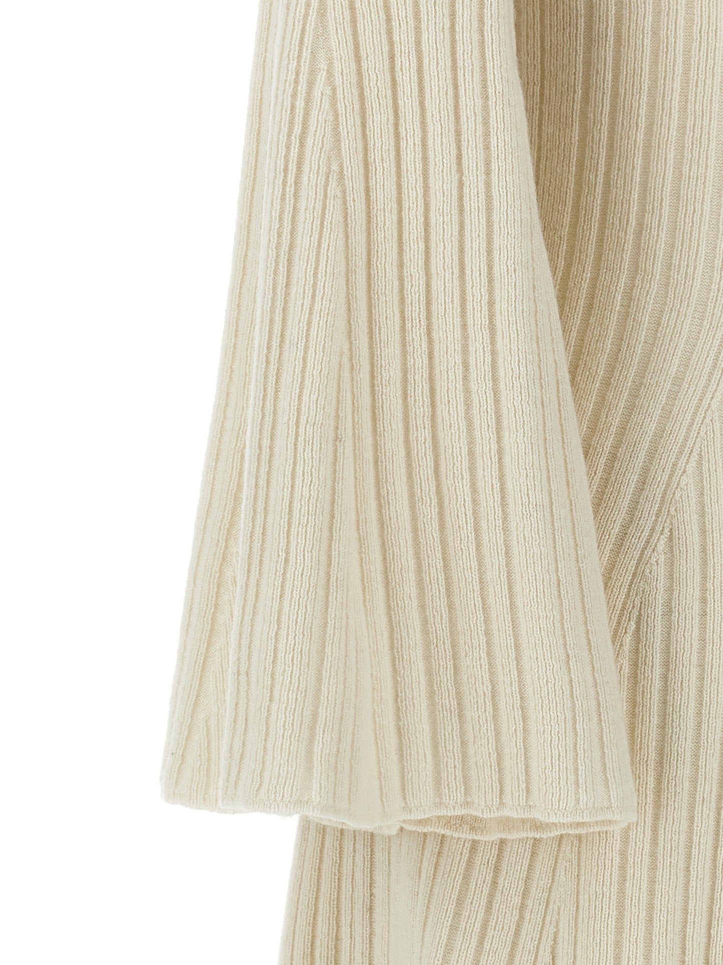 Skirt by ANTONINO VALENTI for women in cashmere white features a captivating silhouette, showcasing the captivating Women's Cashmere Midi Skirt design with a sophisticated midi for a captivating look.