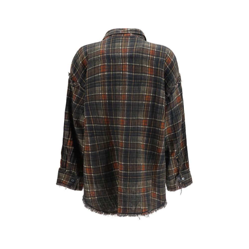 Shirt by R13 for women in cotton multicolor, pearl & patterned presents a discerning silhouette, showcasing a sophisticated and for a truly discerning finish.