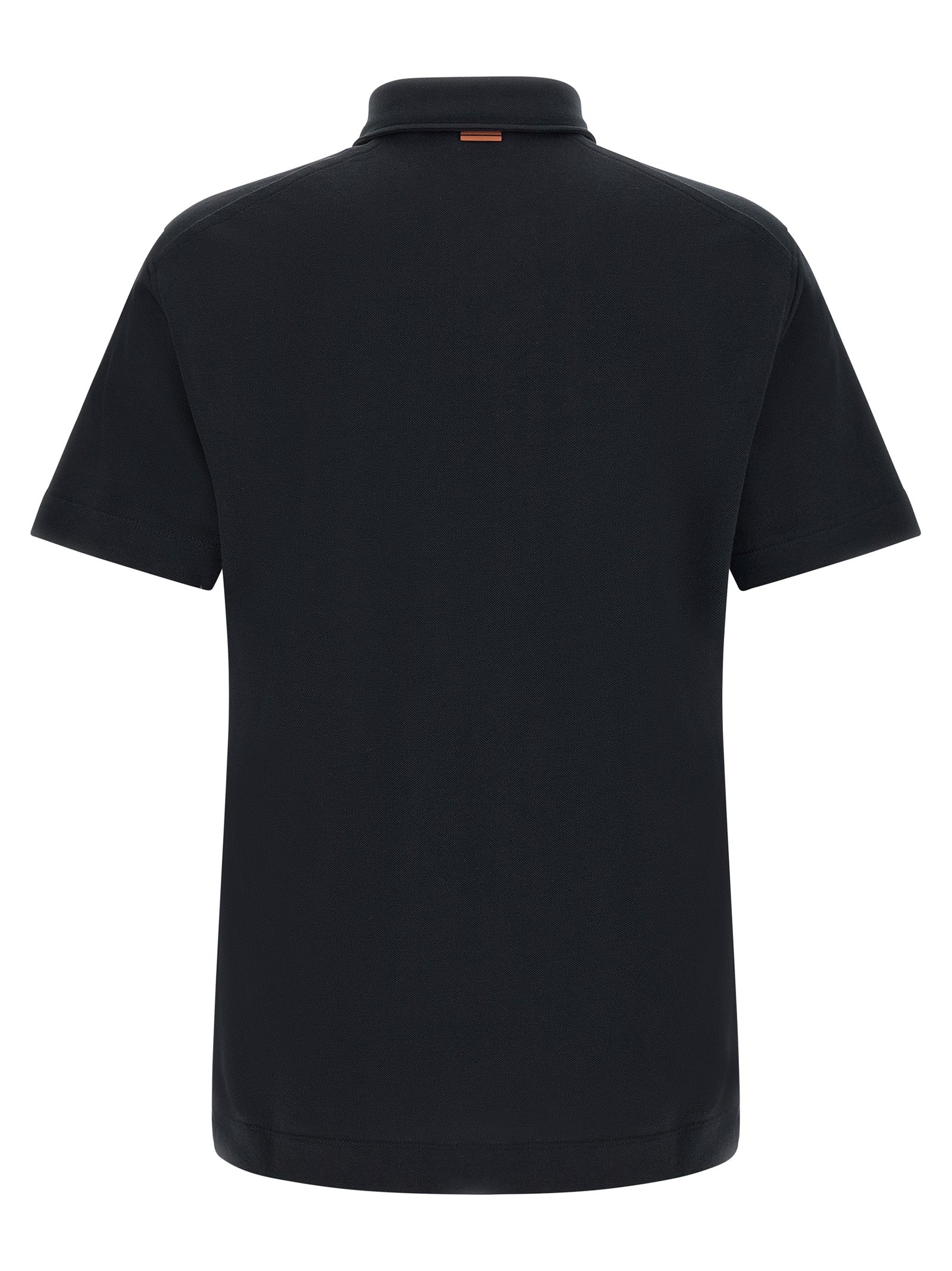 Polo Shirt by ZEGNA for men in cotton blue & pearl showcases a sharp silhouette, detailed with a refined and sharp for a sophisticated finish.