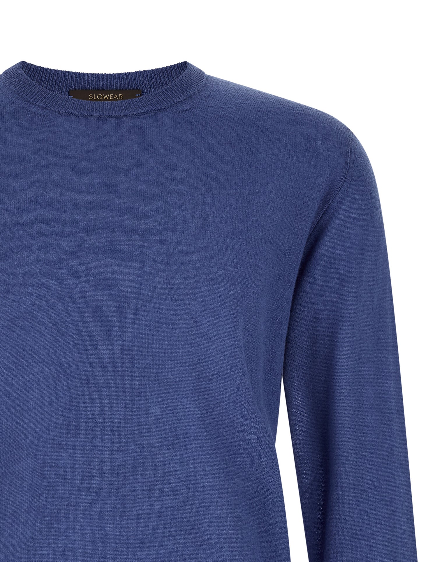 Cardigan by ZANONE for men in cashmere & polyamide light-blue showcases a captivating silhouette, artfully detailed with a captivating and crew neckline for a truly sophisticated captivating look.
