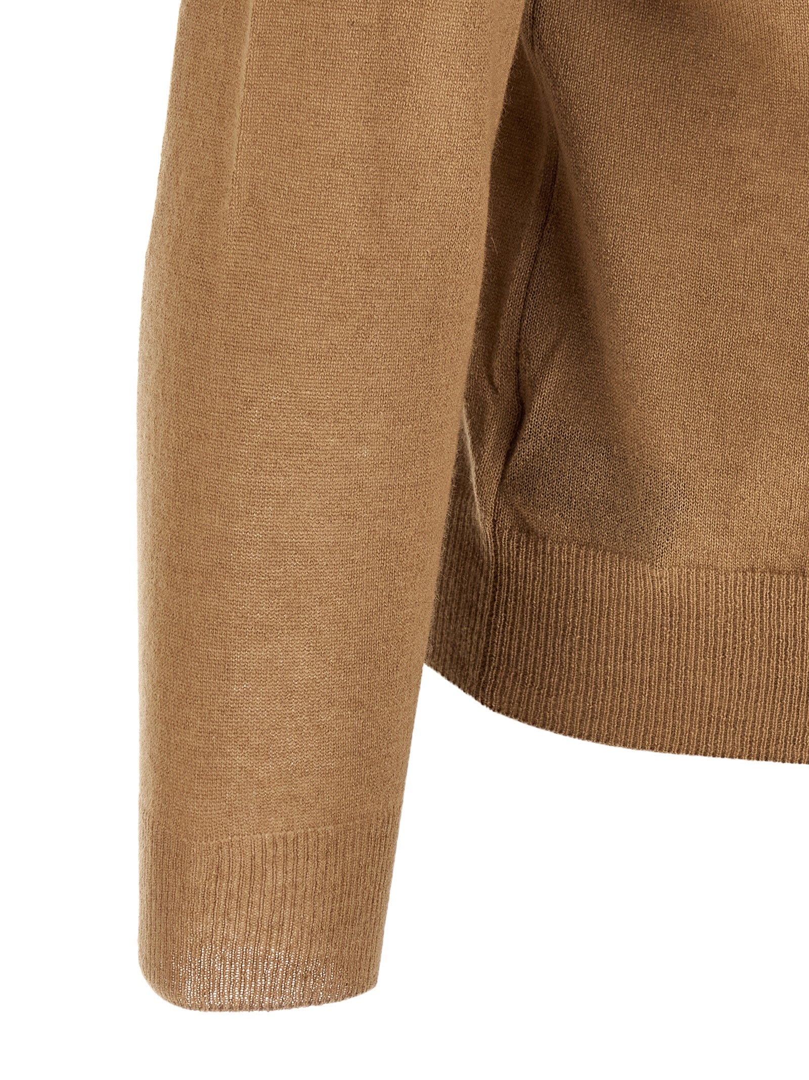 Cardigan by ZANONE for men in cashmere & polyamide brown & camel features a nuanced silhouette with a refined and nuanced detailing for a sophisticated look.