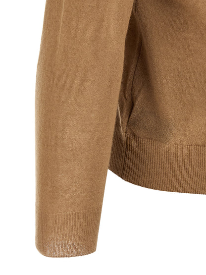 Cardigan by ZANONE for men in cashmere & polyamide brown & camel features a nuanced silhouette with a refined and nuanced detailing for a sophisticated look.