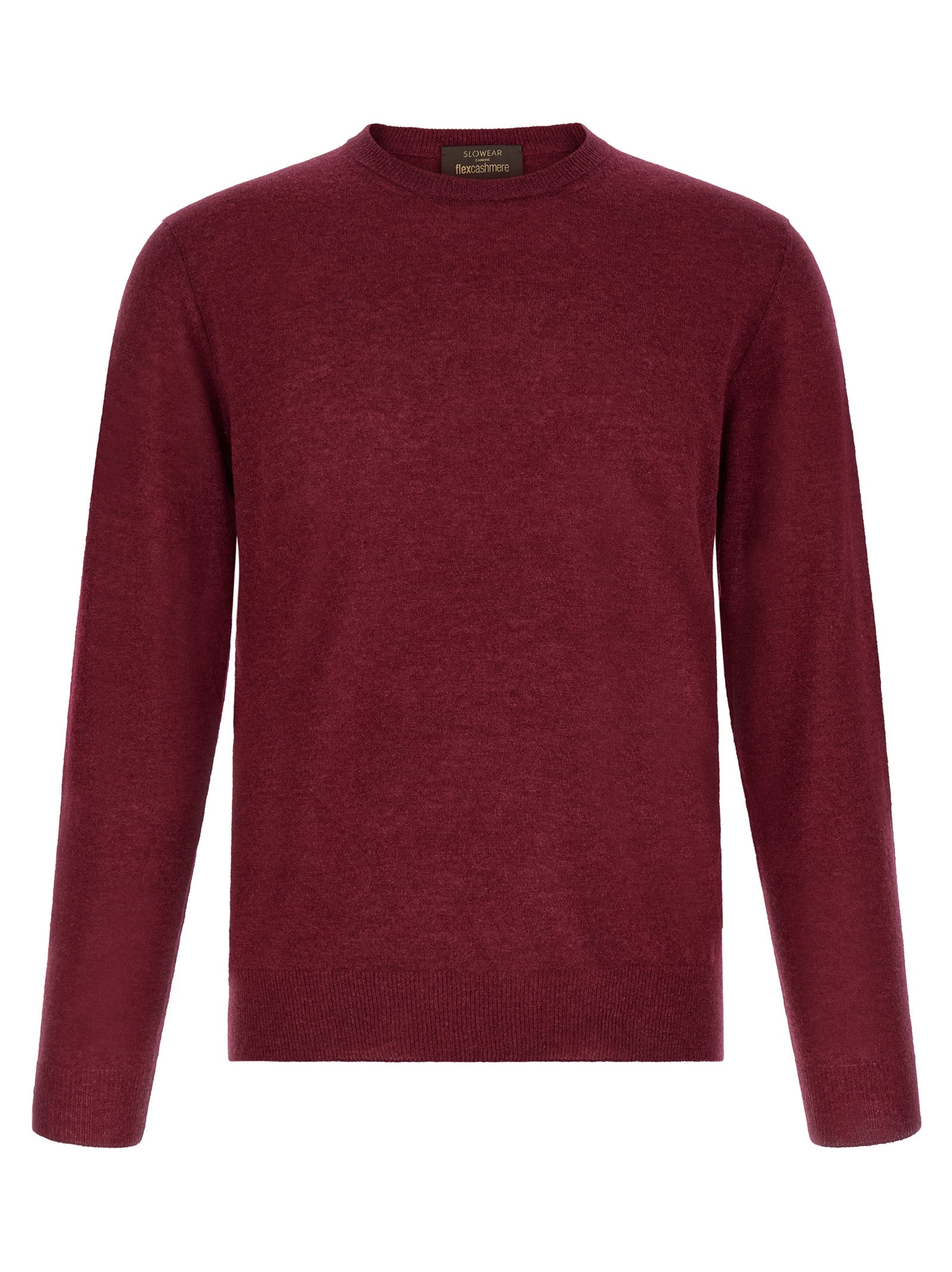 Cardigan by ZANONE for men in cashmere & polyamide burgundy & multicolor presents a textural silhouette, artfully finished with a textural and for a sophisticated, textural look.