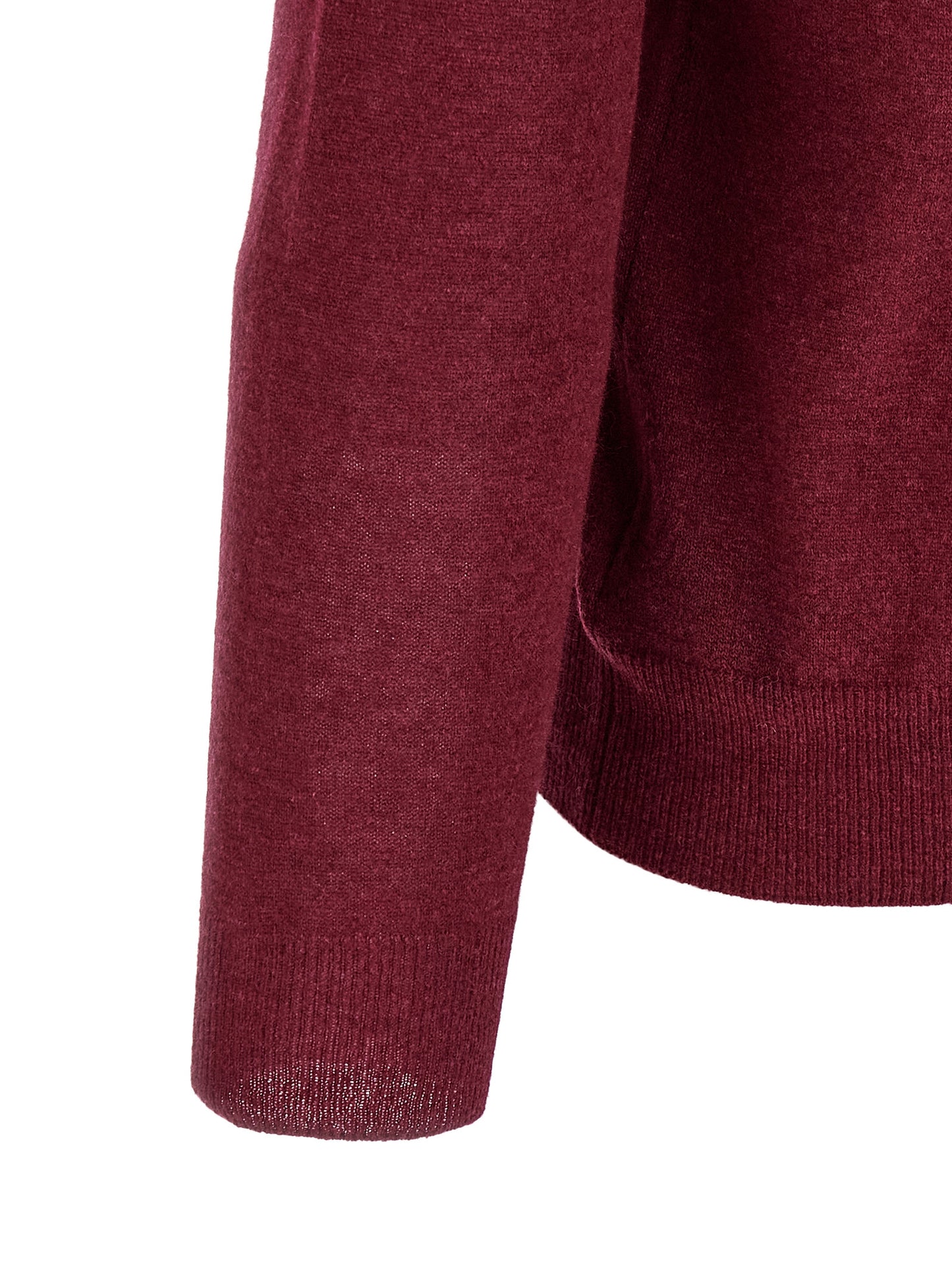 Cardigan by ZANONE for men in cashmere & polyamide burgundy & multicolor features an crisp silhouette, showcasing a sophisticated and detail for a truly crisp finish.