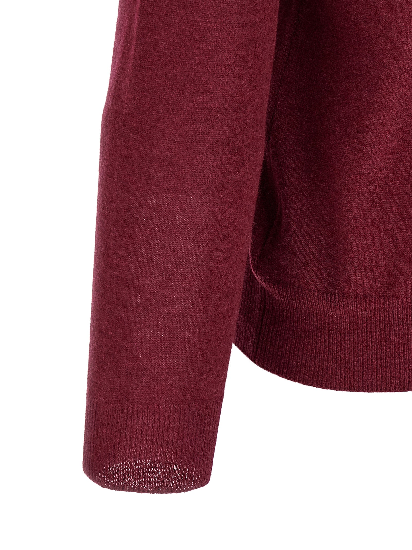 Cardigan by ZANONE for men in cashmere & polyamide burgundy & multicolor features an crisp silhouette, showcasing a sophisticated and detail for a truly crisp finish.
