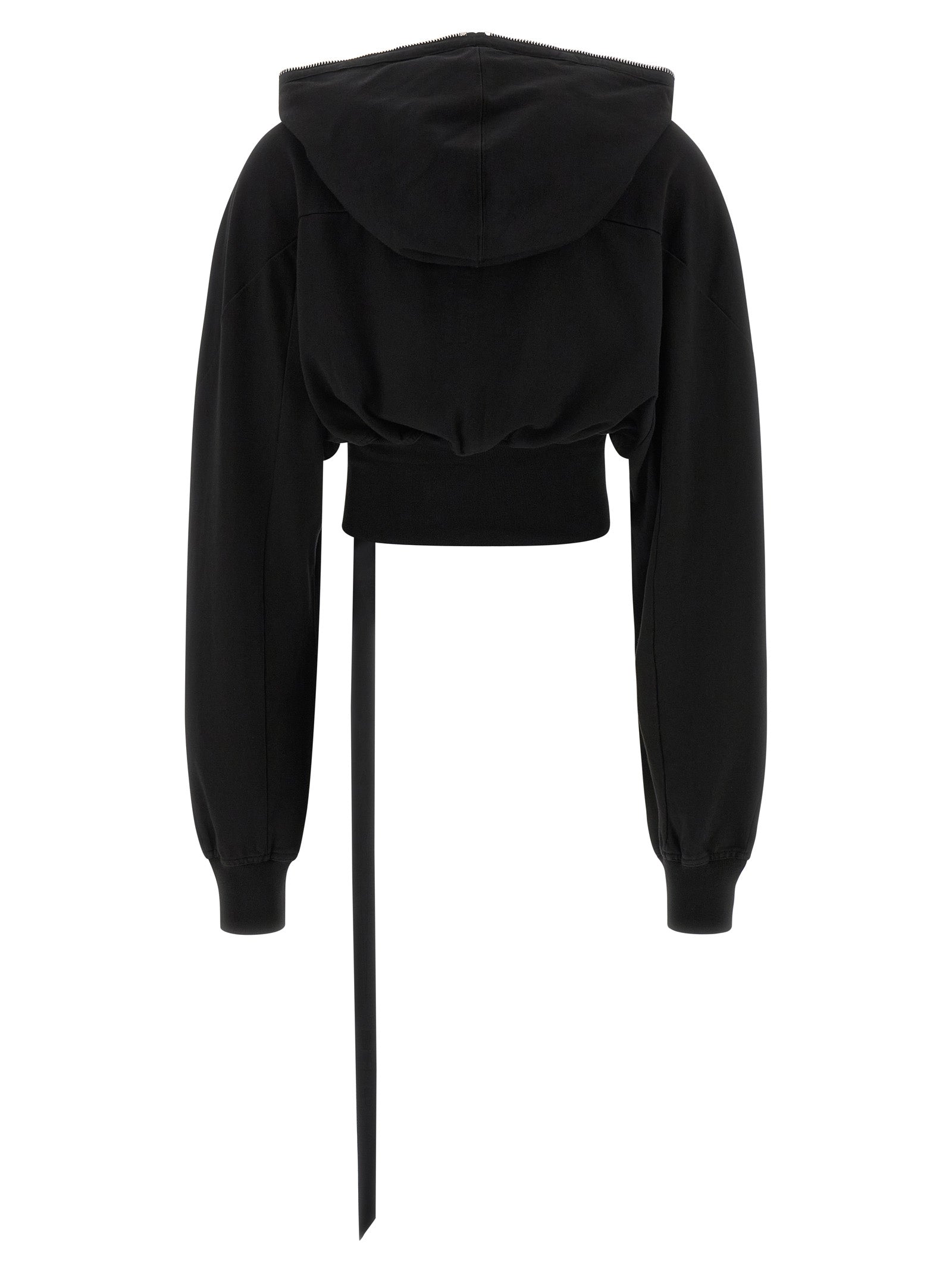 Sweatshirt Hoodie by DRKSHDW for women in cotton black features an luminous silhouette, showcasing a sophisticated hooded neckline and for a truly luminous look.