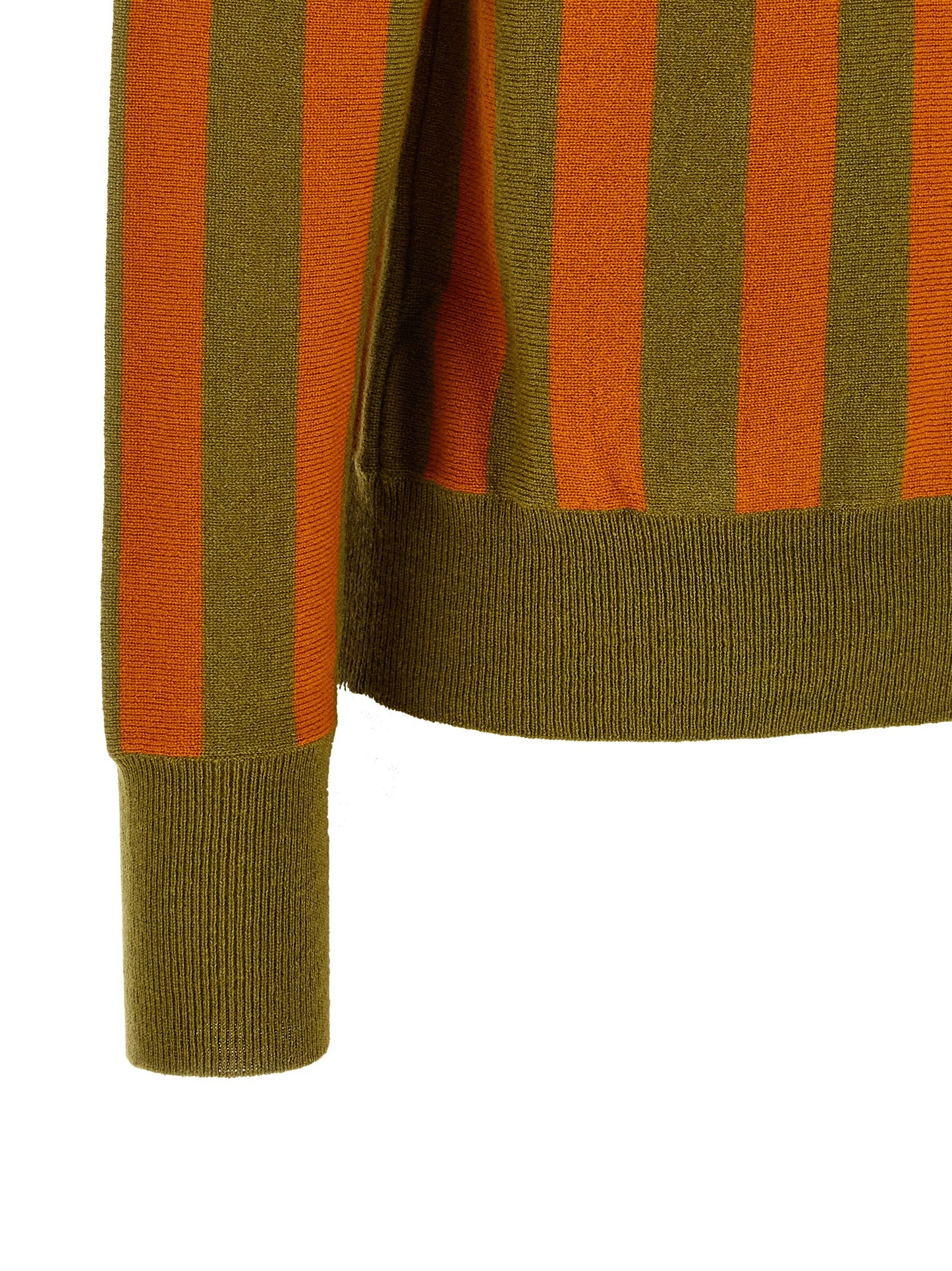 Polo Shirt by Alberto Biani for women in cashmere green, multicolor, olive, orange, patterned & striped presents a sleek silhouette, featuring a refined and for a sleek finish.