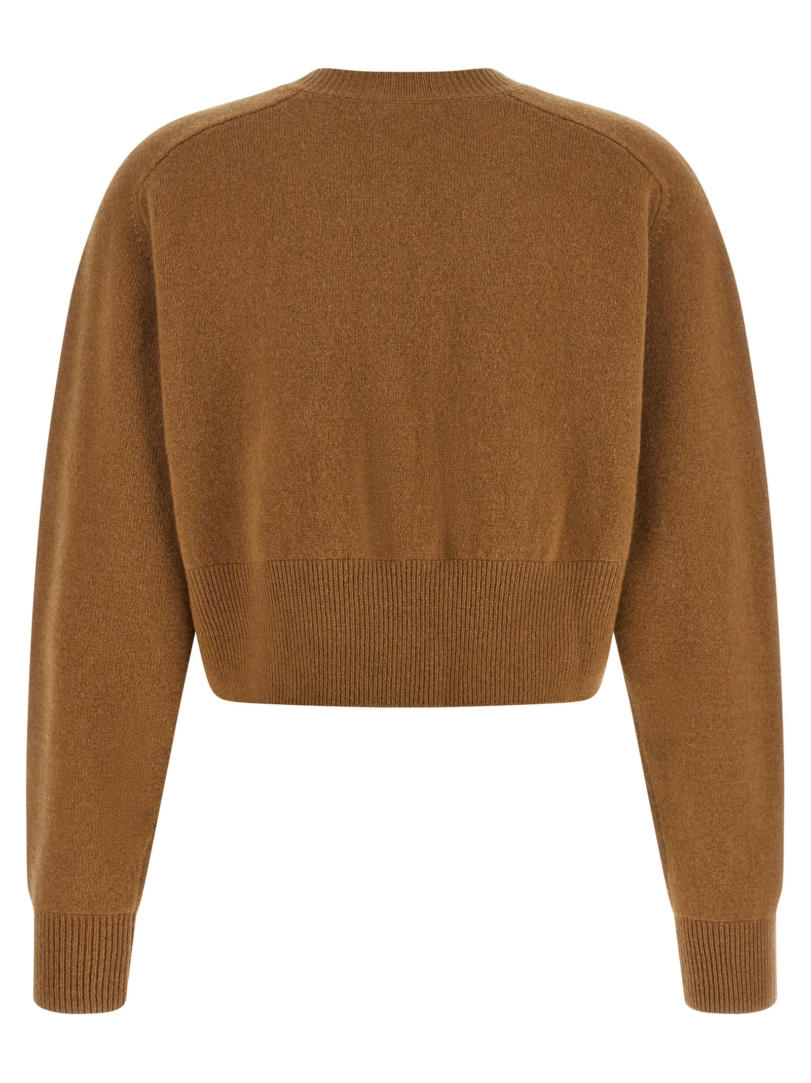 Cardigan by Elisabetta Franchi for women in polyamide & cashmere brown presents a textural silhouette, artfully finished with a textural and for a sophisticated, textural look.
