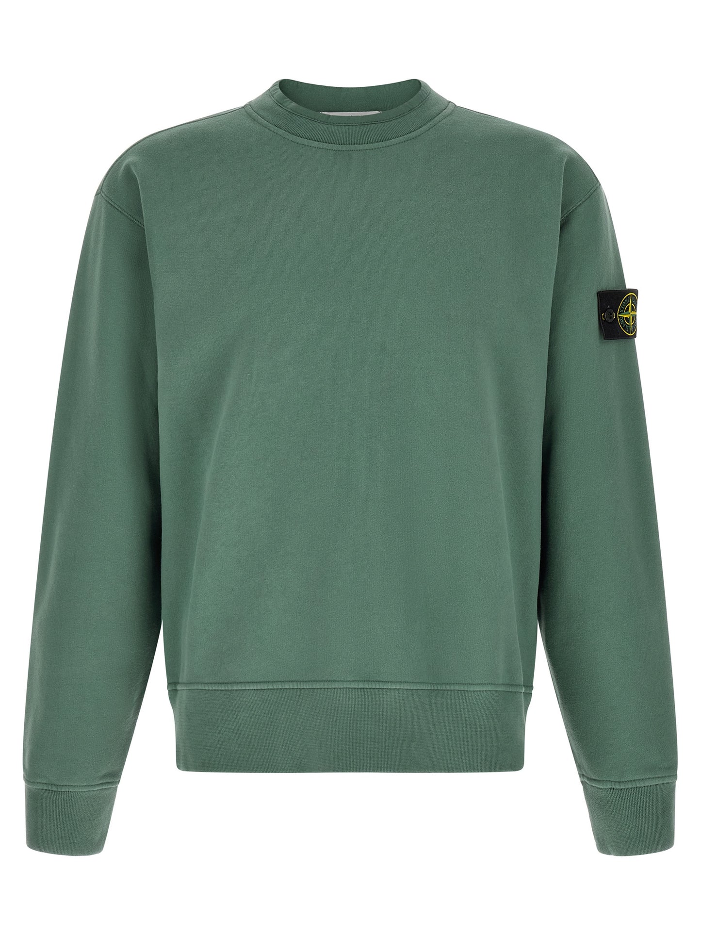 Stone Island Bicolor Cotton Sweatshirt