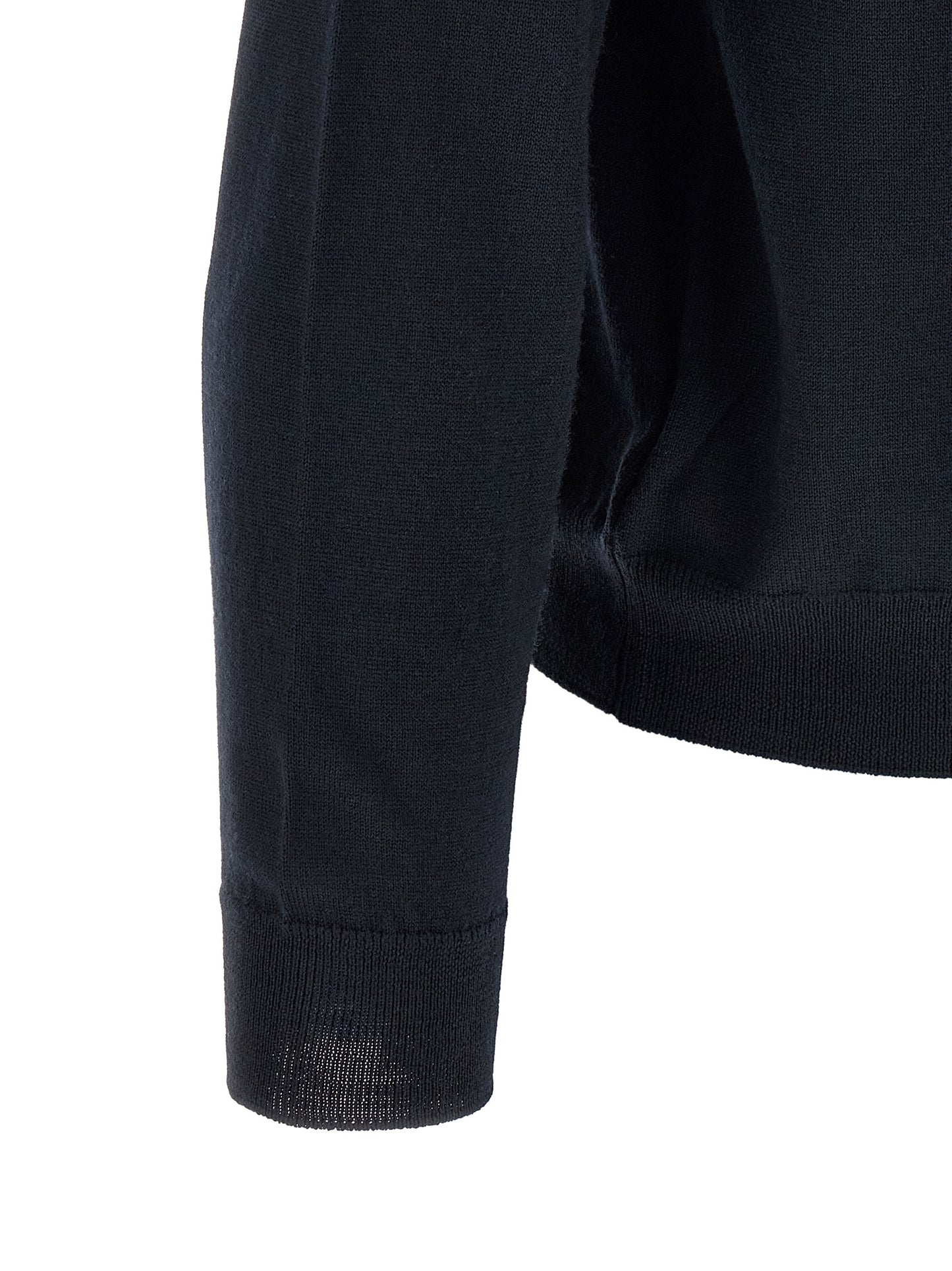 Cardigan by ZANONE for men in virgin wool dark-blue showcases a captivating silhouette, artfully detailed with a captivating and for a truly sophisticated captivating look.