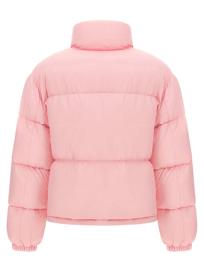 Puffer Jacket by Canada Goose for women in polyamide multicolor & pink showcases a bohemian silhouette, artfully detailed with a bohemian high-neck neckline and signature thermal & insulated for a truly bohemian finish.