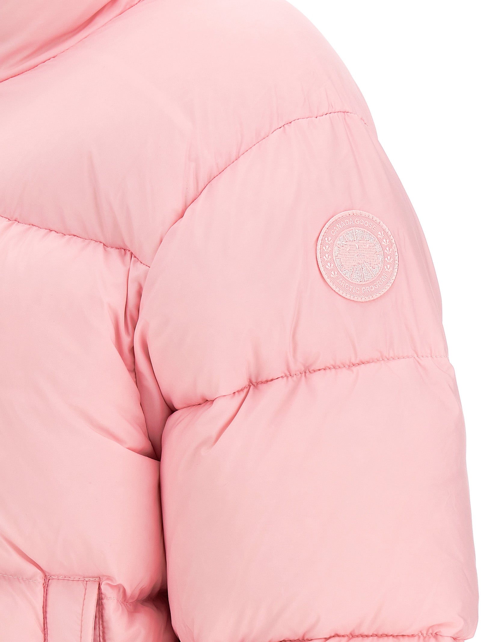 Puffer Jacket by Canada Goose for women in polyamide multicolor & pink presents a effortlessly chic silhouette, showcasing a sophisticated and premium thermal & insulated for a truly effortlessly chic finish.