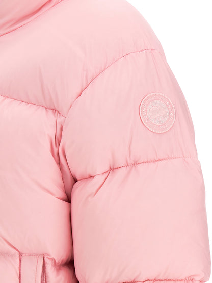 Puffer Jacket by Canada Goose for women in polyamide multicolor & pink presents a effortlessly chic silhouette, showcasing a sophisticated and premium thermal & insulated for a truly effortlessly chic finish.