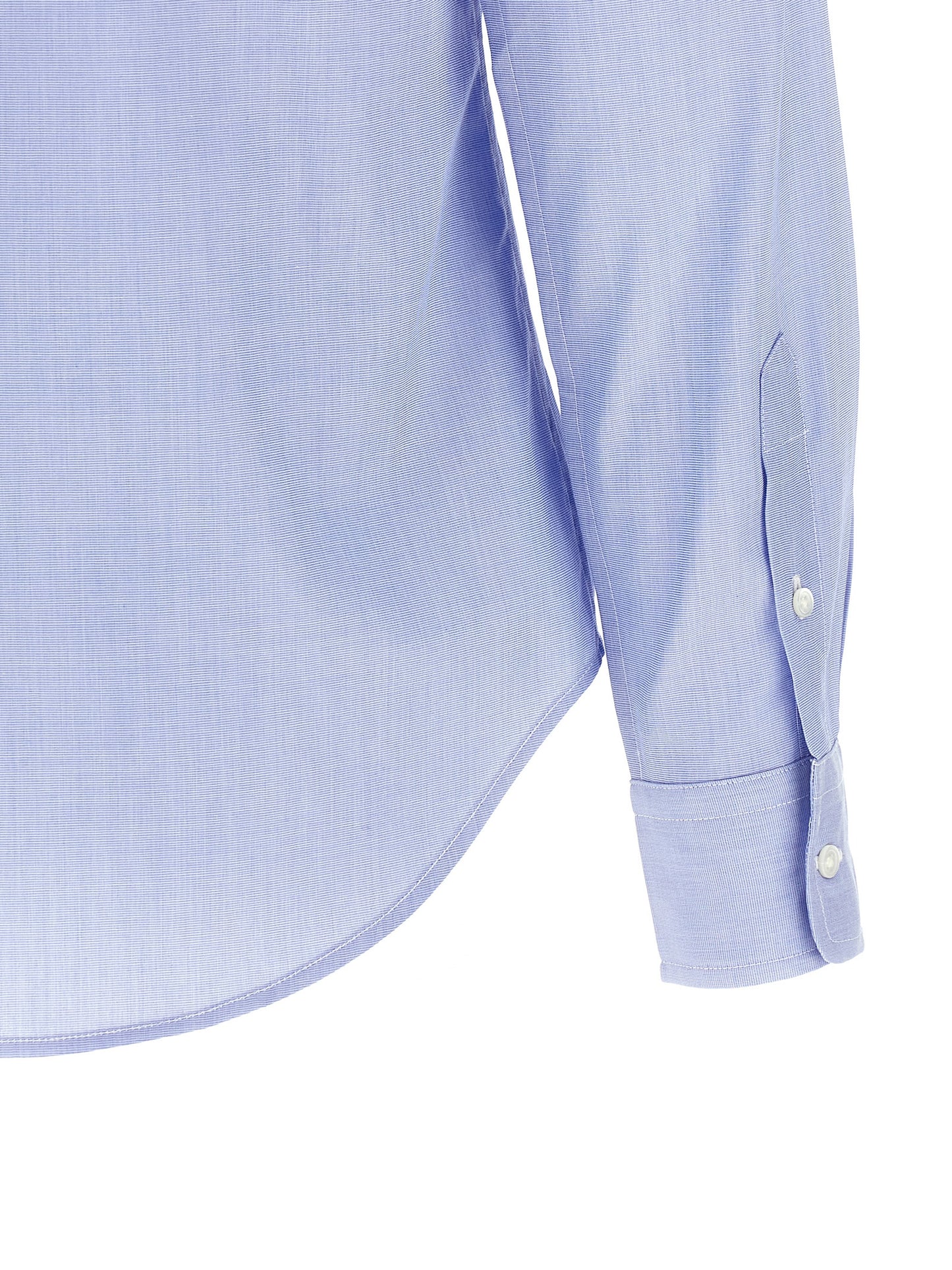 Polo Ralph Lauren Pony Women's Long-Sleeve Cotton Blouse - Light Blue