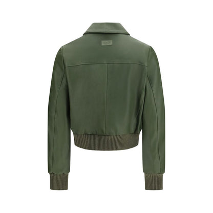 Jacket by Valstar for women in nappa leather bicolour showcases a enveloping silhouette, artfully detailed with a enveloping and premium pockets for a truly enveloping finish.