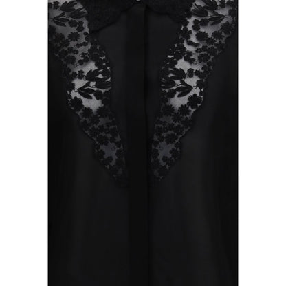 Blouse by Fendi for women in black, featuring a nuanced and nuanced for a sophisticated finish.