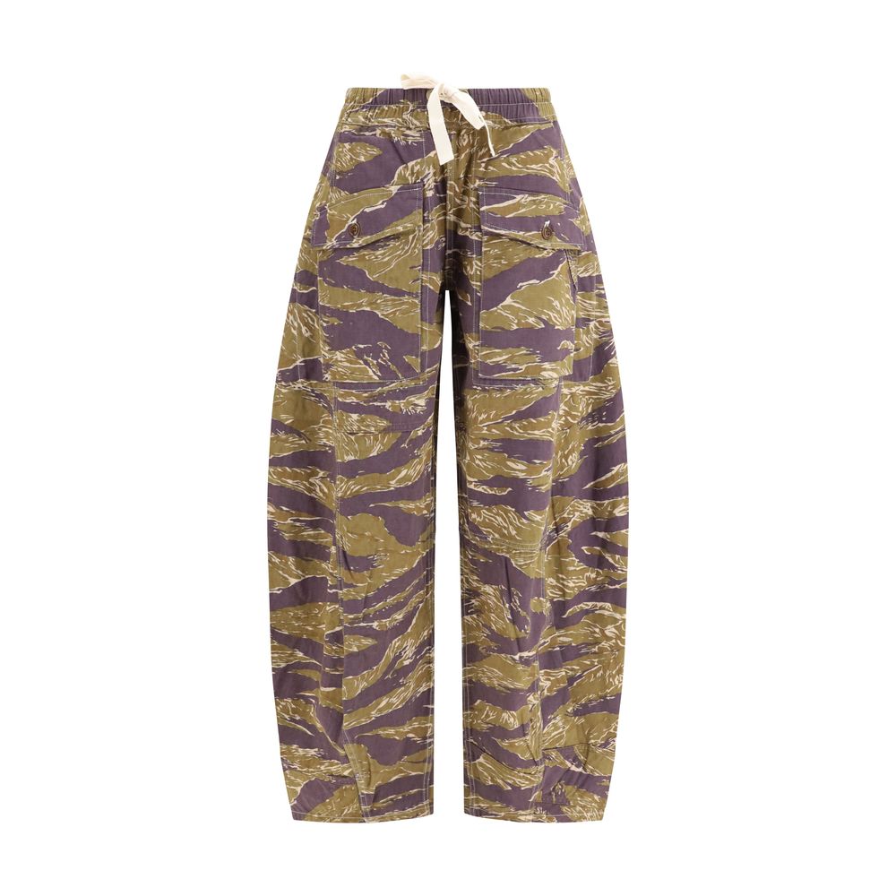 R13 Women's Regular Fit Cotton Casual Pants - Multicolor